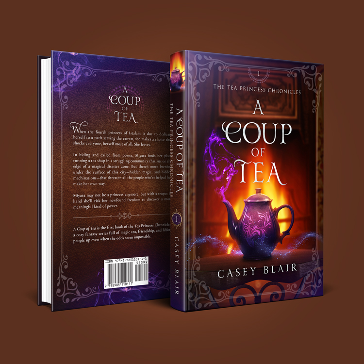 Fantasy Book Cover Design: A Coup of Tea