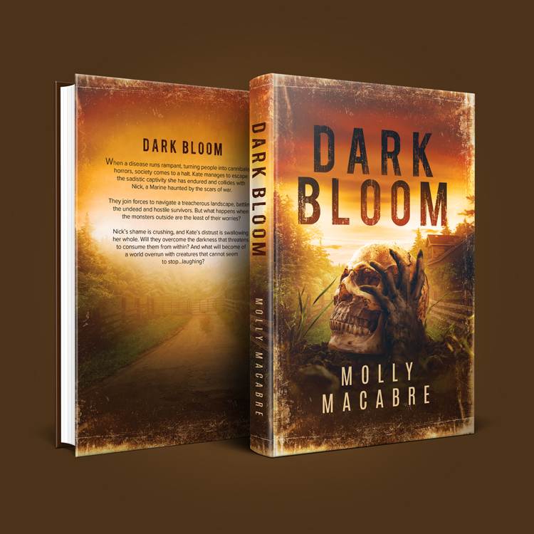 Post-Apocalyptic Book Cover Design: Dark Bloom