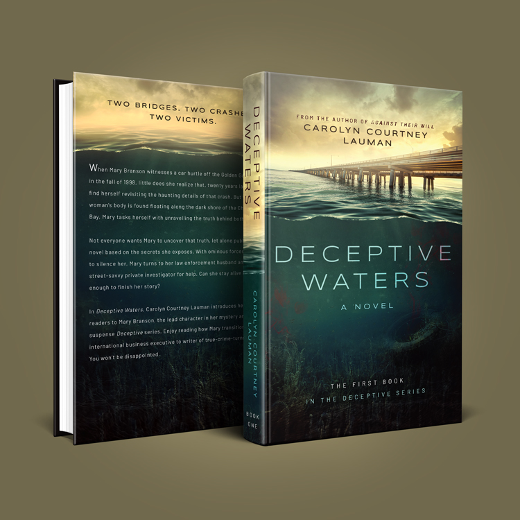 Thriller Book Cover Design: Deceptive Waters
