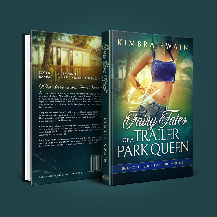 Urban Fantasy Book Cover Design: Fairy Tales of a Trailer Park Queen