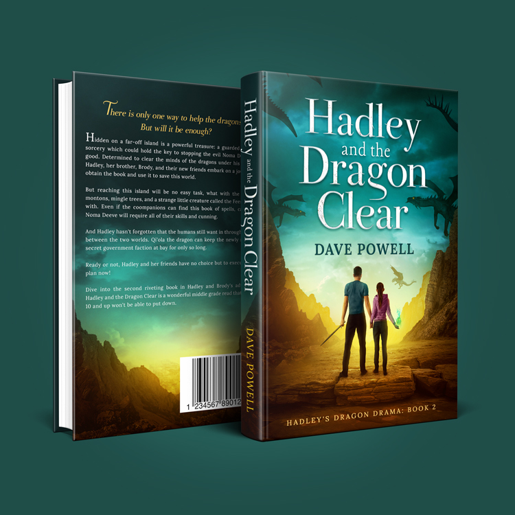 Fantasy Book Cover Design: Hadley and the Dragon Clear