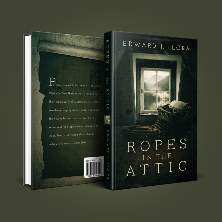 Horror Book Cover Design: Ropes in the Attic