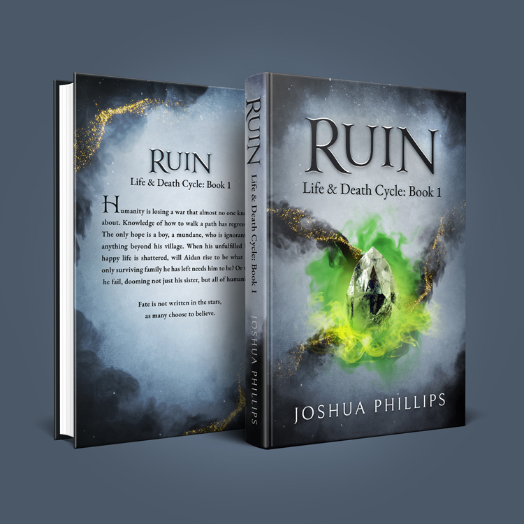 Fantasy Book Cover Design: Ruin