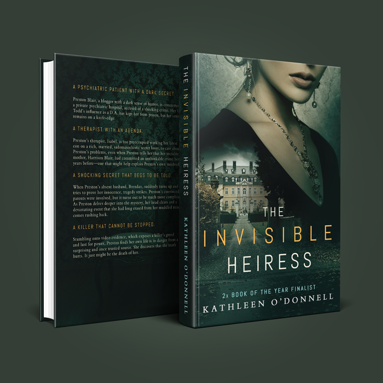 Thriller Book Cover Design: The Invisible Heiress