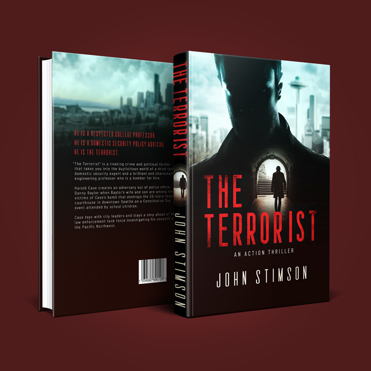 Thriller Book Cover Design: The Terrorist