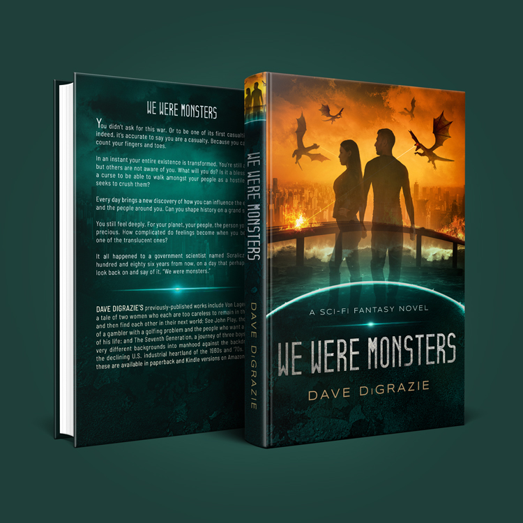 Science Fiction Book Cover Design: We Were Monsters