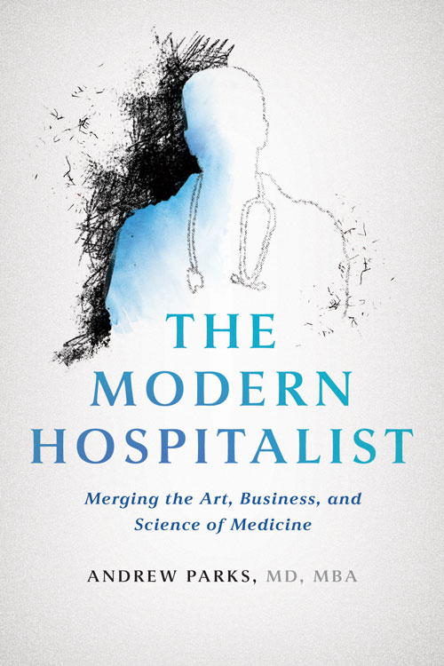 Nonfiction Book Cover Design: The Mdoern Hospitalist