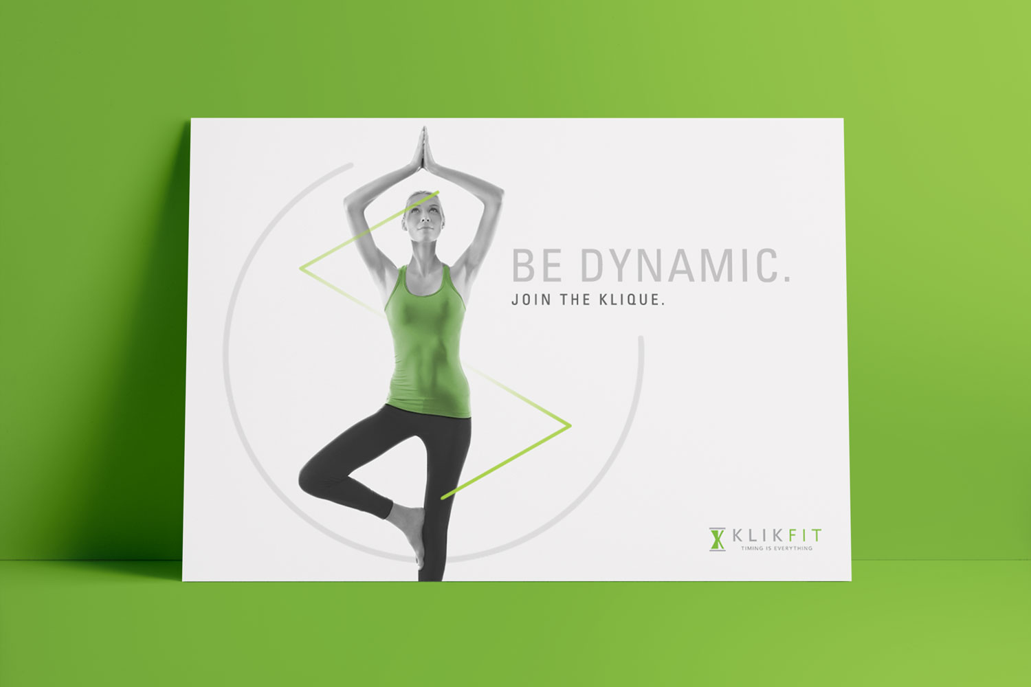 KlikFit: Fitness Logo and Business Card Design