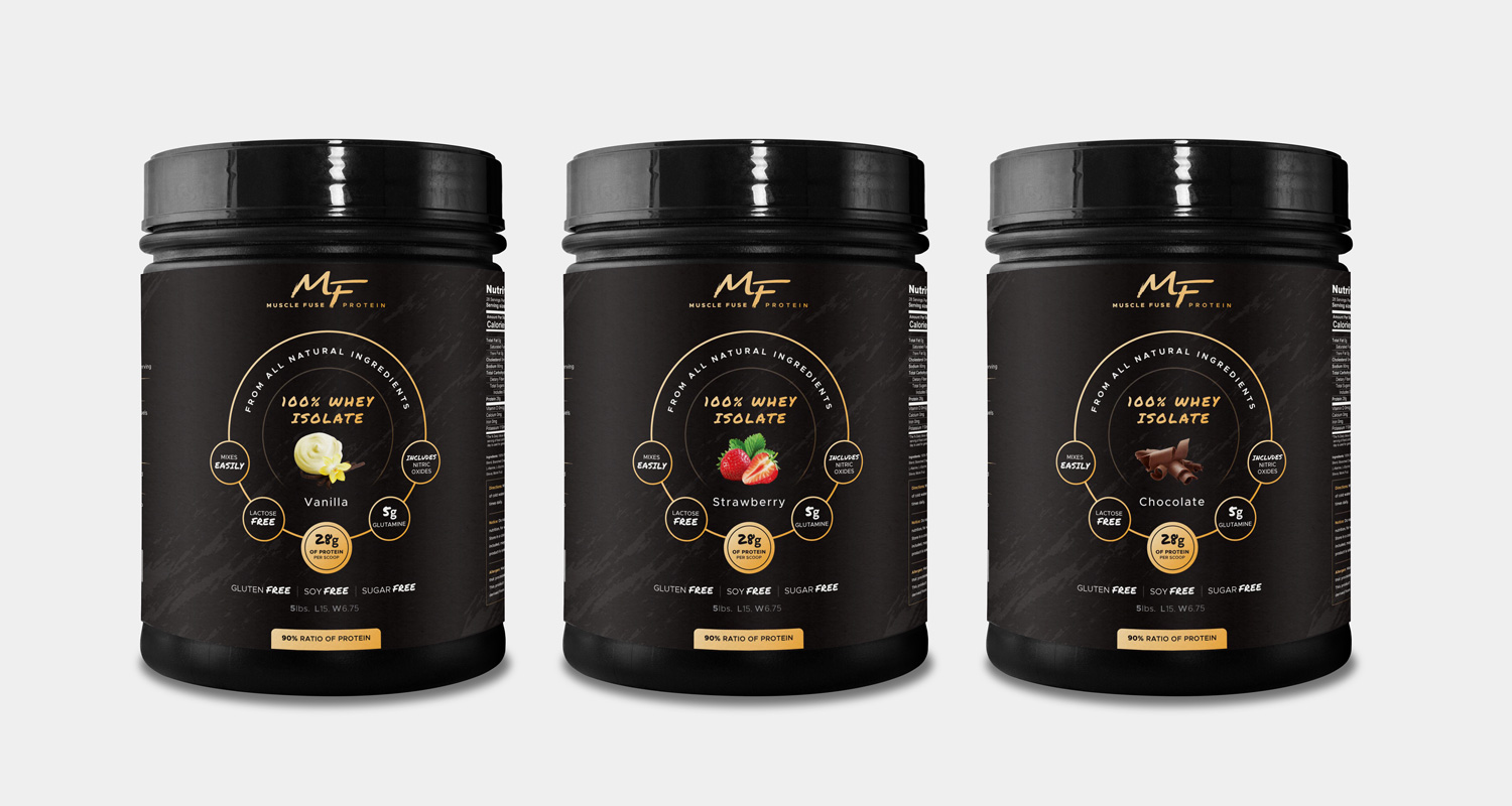 Muscle Fuse: Supplement Label Design