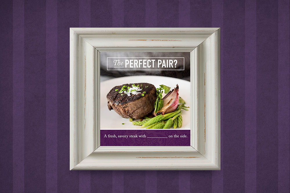 Rococo Steak: Social Media Graphic Design