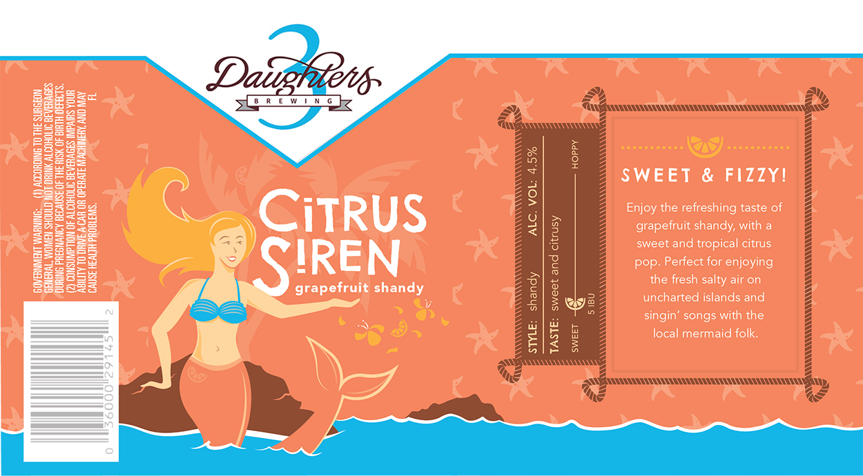Tall Tale Trio: Beer Can Design, Citrus Siren